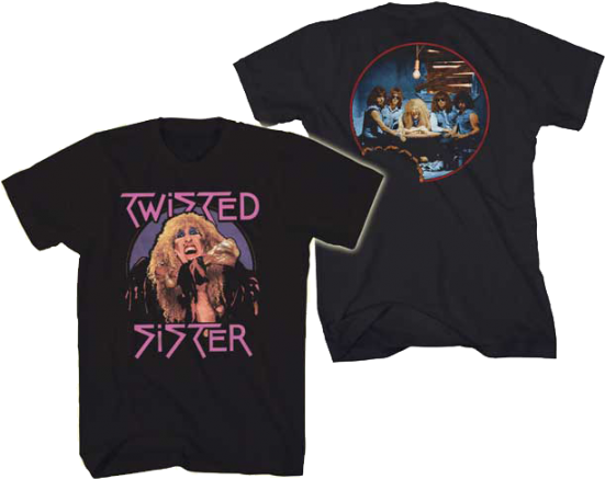 T-shirt: Twisted Sister - Glam (550x550), Png Download