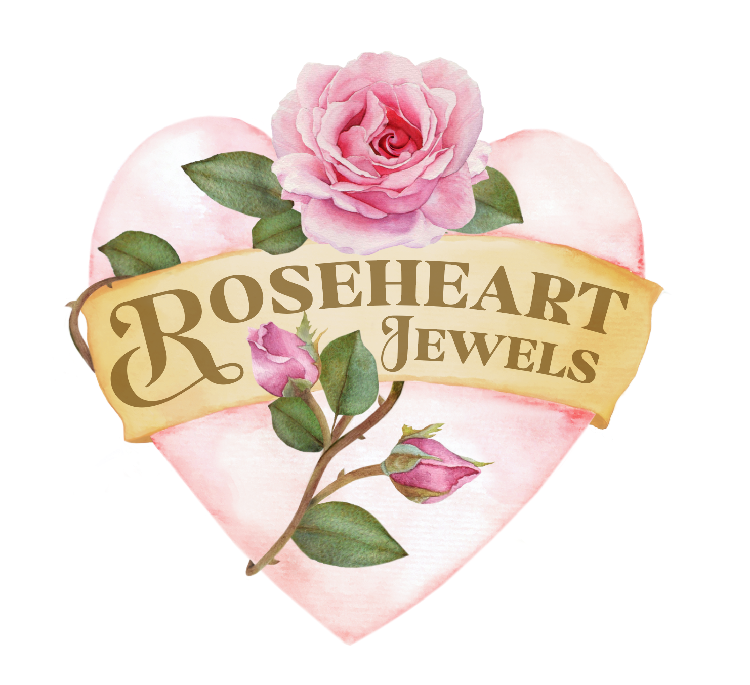 Roseheart Jewels Roseheart Jewels - Roseheart Jewels (1482x1354), Png Download