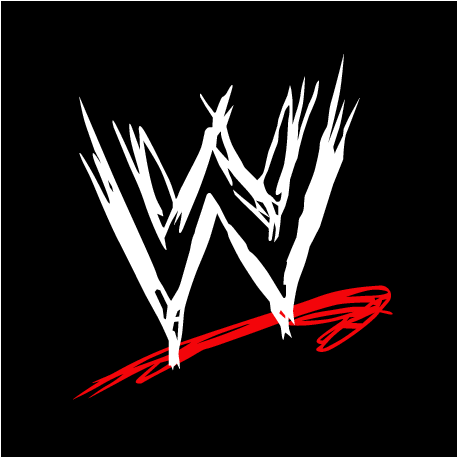 Wwe Logo Black And White (478x478), Png Download