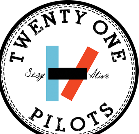 Twenty-one Pilots Logo - Logo Twenty One Pilots (475x438), Png Download