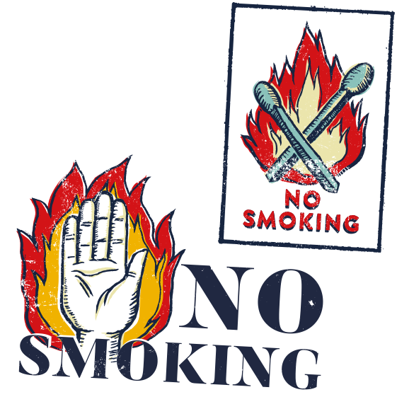 Dabbawal Indian Restaurant Newcastle Nosmoking Signs - Newcastle Upon Tyne (571x573), Png Download