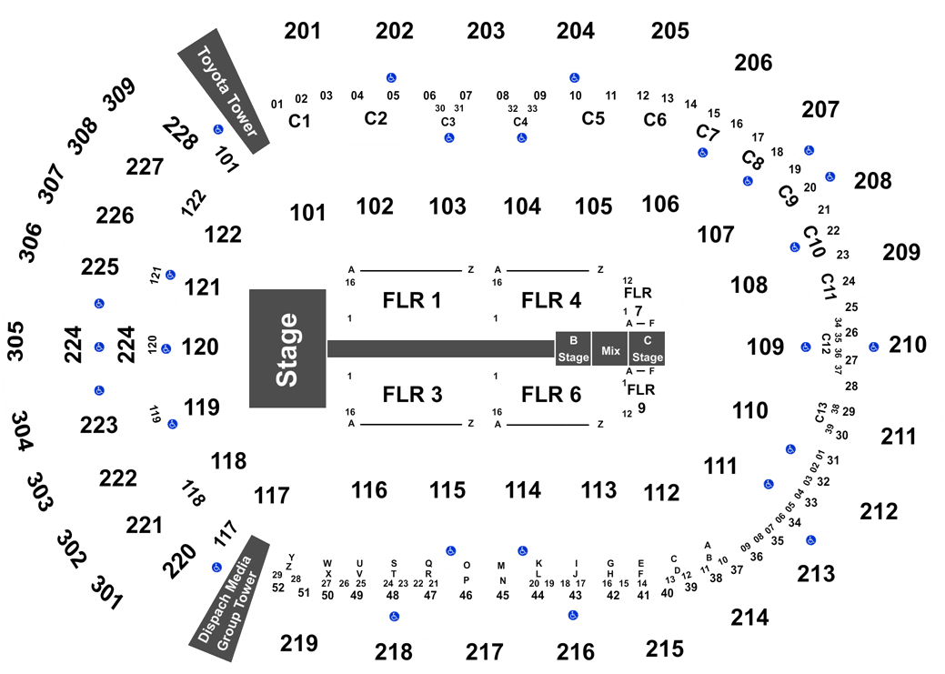 Fall Out Boy & Machine Gun Kelly At Nationwide Arena - Jonas Brothers World Tour Stage (1050x812), Png Download