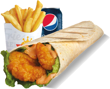 Fried Shrimp Meal • - Meal (566x355), Png Download