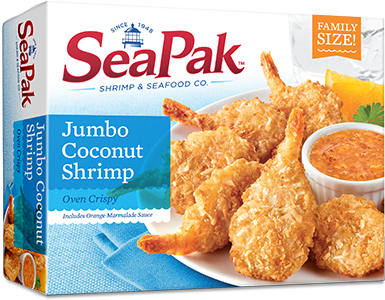 Jumbo Coconut Shrimp - Seapak Coconut Shrimp (410x380), Png Download