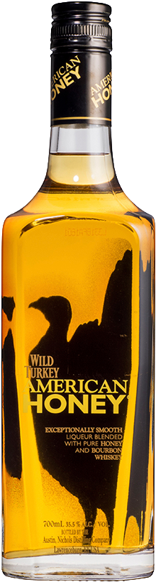 Wild Turkey American Honey (400x840), Png Download