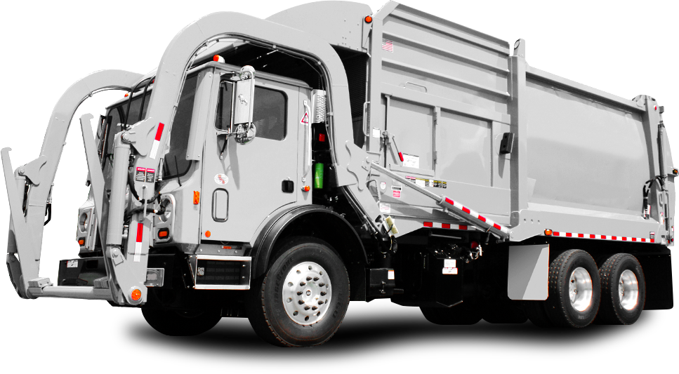 Latest Model Off-rent Refuse Trucks - Truck (967x533), Png Download