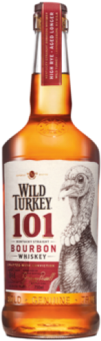 Wild Turkey 101 Bourbon - Wild Turkey 101 (405x500), Png Download