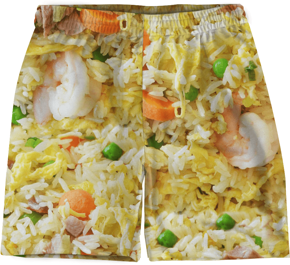 Shrimp Fried Rice Weekend Shorts - Fried Rice (1000x1000), Png Download