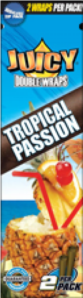 Juicy Jay Blunts Tropical Passion - Juicy Blunt Wraps (600x600), Png Download