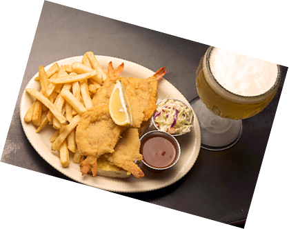 One Of My Favorite Seafood Dishes Is Soft Shell Crab - Fish And Chips (419x332), Png Download