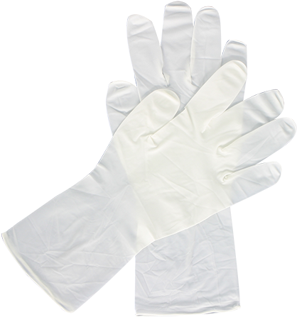 Nitrile Gloves By Hannsguard - Nitrile Gloves White (500x500), Png Download