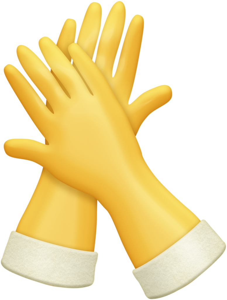 Lavanderia - Clip Art Rubber Gloves (776x1024), Png Download
