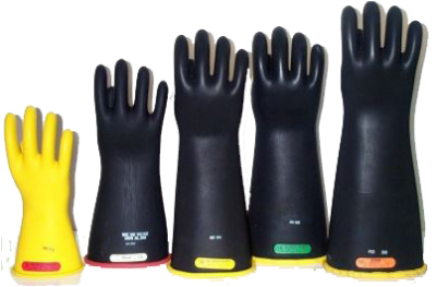 Rubber Glove Care & Maintenance - Rubber Lineman Gloves (400x352), Png Download