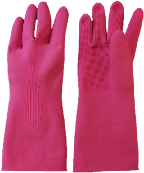 Ronson Rs-31 Household Rubber Gloves 31cm - Glove (1013x675), Png Download