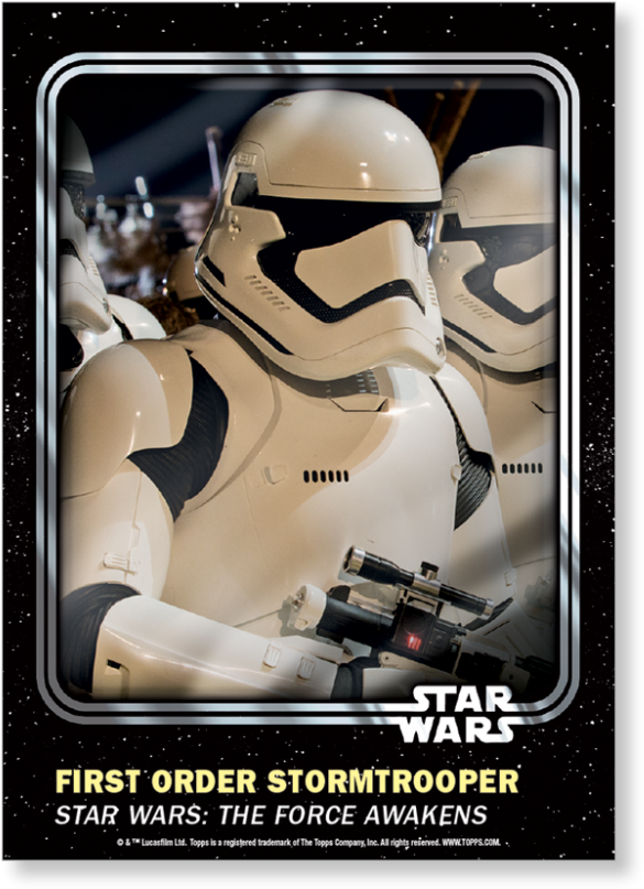 First Order Stormtrooper - Jimmy Smits Autographed Trading Card Star Wars 2016 (1440x975), Png Download