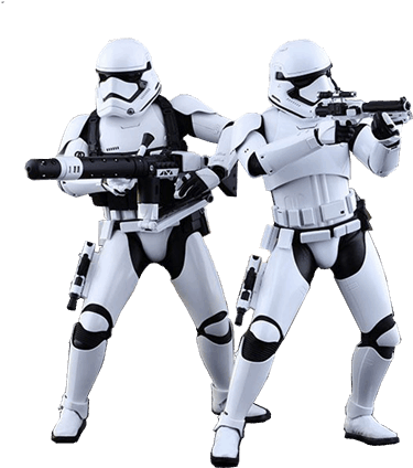First Order Stormtrooper Officer And Stormtrooper 1/6 - First Order Stormtrooper Sixth Scale Figure Set (600x600), Png Download