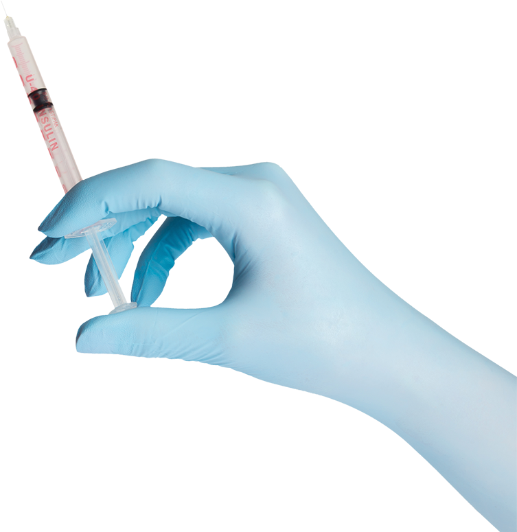 Shield Scientific Manufacturer Of Latex And Nitrile - Doctor Glove Hand Png (774x774), Png Download