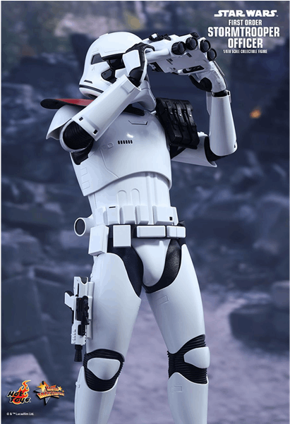 1 Of - Hot Toys First Order Stormtrooper Officer (600x600), Png Download