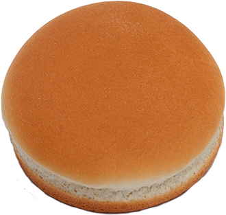 Bun 4in Plain - Macaroon (400x319), Png Download