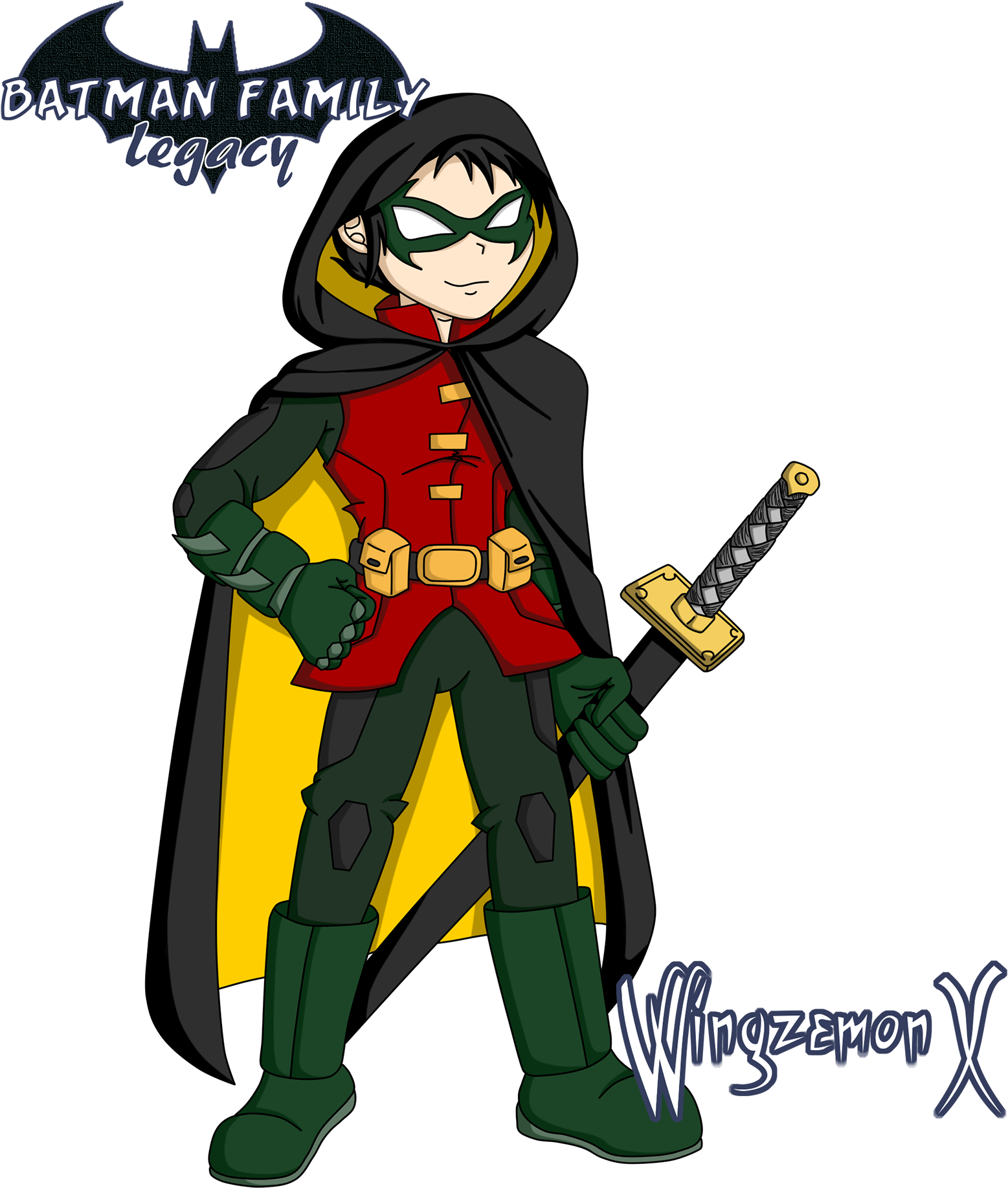 Después De Un Largo Tiempo, Al Fin Les Traigo El Séptimo - Dibujos De Robin Y Batman (1575x1890), Png Download