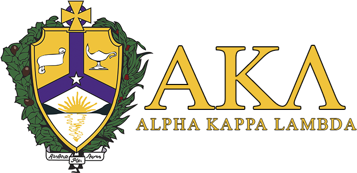 Alpha Kappa Lambda Letters (700x348), Png Download