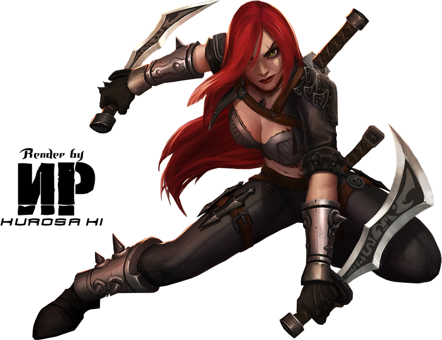 Thumb Image - League Of Legends Render Katarina (902x683), Png Download
