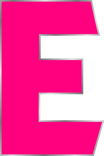 Decorative Letter E Clipart - Letter E Clipart (396x597), Png Download