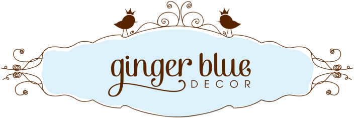 Ginger Blue Decor - Blue (720x251), Png Download