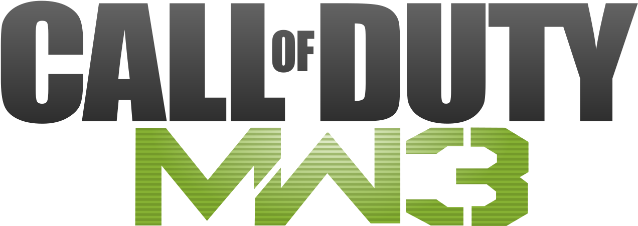 File - Modernwarfare3logo - Svg - Call Of Duty Wwii Logo (1280x469), Png Download
