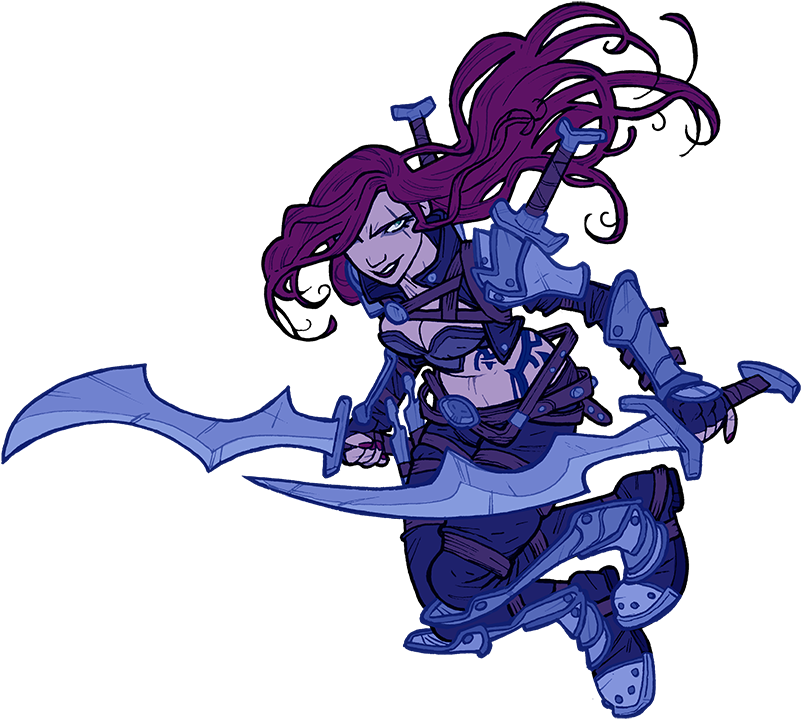 Katarina - League Of Legends (800x1000), Png Download