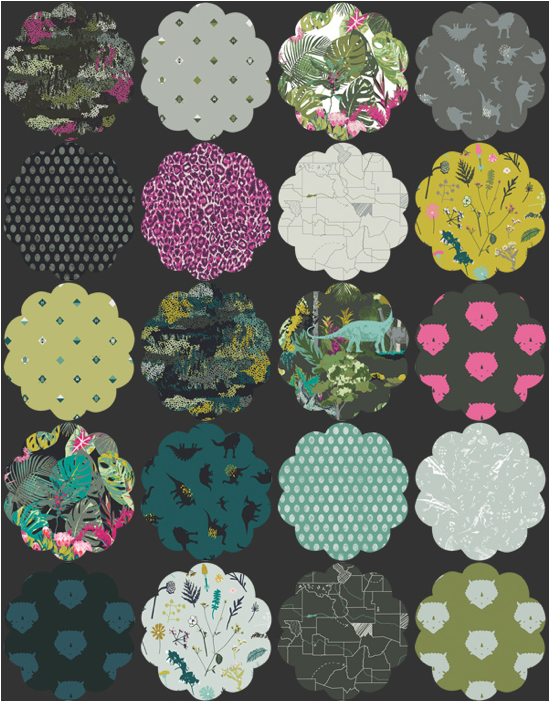 Katarina Roccella Esoterra Fat Quarter - Textile (700x700), Png Download
