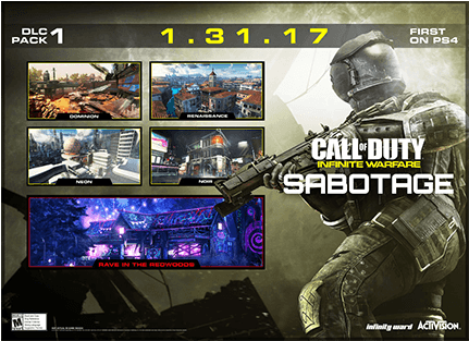Digital Deluxe Edition - Call Of Duty: Infinite Warfare Sabotage (520x350), Png Download
