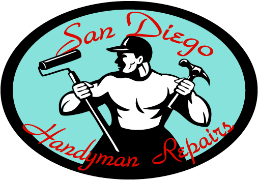 Carpenter Painter Hold Hammer Paint Roller Shower (507x354), Png Download