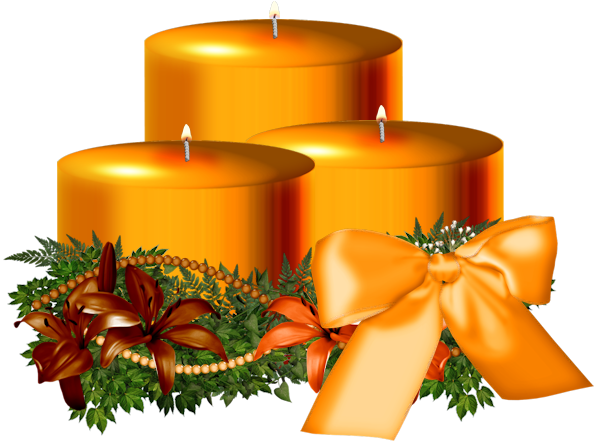 Velas De Navidad Png Candels Christmas - Navidad (594x443), Png Download