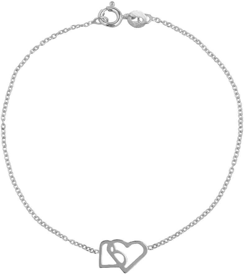 Iconic Bracelet Double Hearts - Bracelet (1000x1000), Png Download