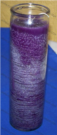 Spiritual Moradas Velas Purple Candle Pretty Png Spiritual - Veladora De San Lazaro (465x465), Png Download