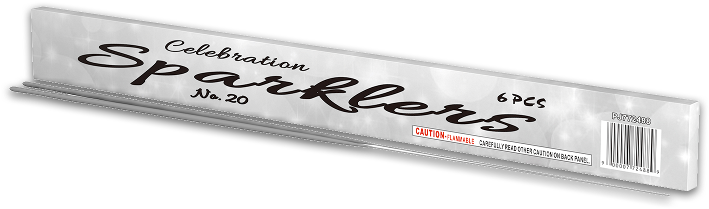 20″ Gold Celebration Sparkler - Calligraphy (1500x1500), Png Download