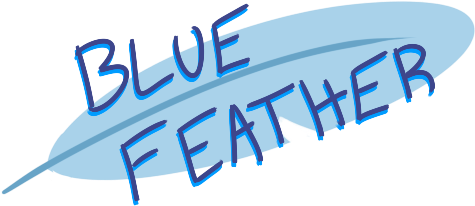 Welcome To The Blue Feather - Calligraphy (500x300), Png Download