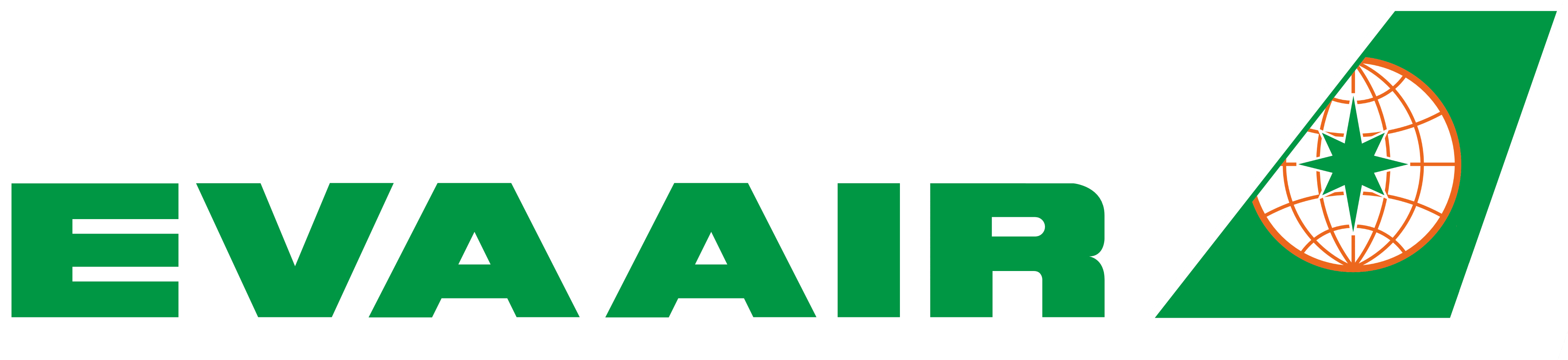 Eva Air Cargo Logo - Eva Air Logo Png (4331x1076), Png Download
