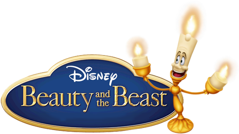 Beauty And The Beast Movie Logo (500x281), Png Download