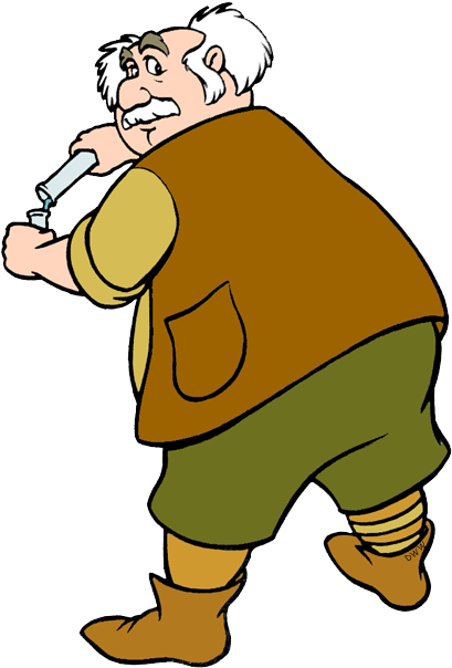 Beauty And The Beast Clip Art - Beauty And The Beast Maurice Clipart (415x611), Png Download