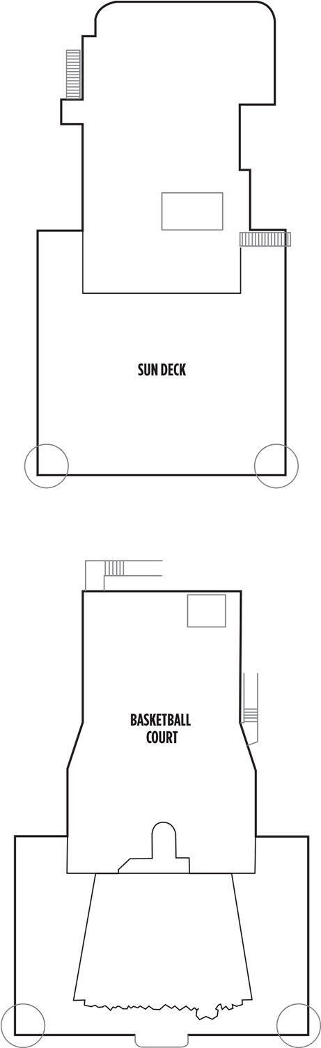 Norwegian Getaway Cruise Ship Staterooms - Deck (460x1514), Png Download