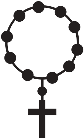 Islam Clipart Beautiful Rosary - Rosary Icon (522x550), Png Download