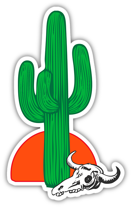 Saguaro Cactus Bumper Sticker - Cactus Funny (720x720), Png Download