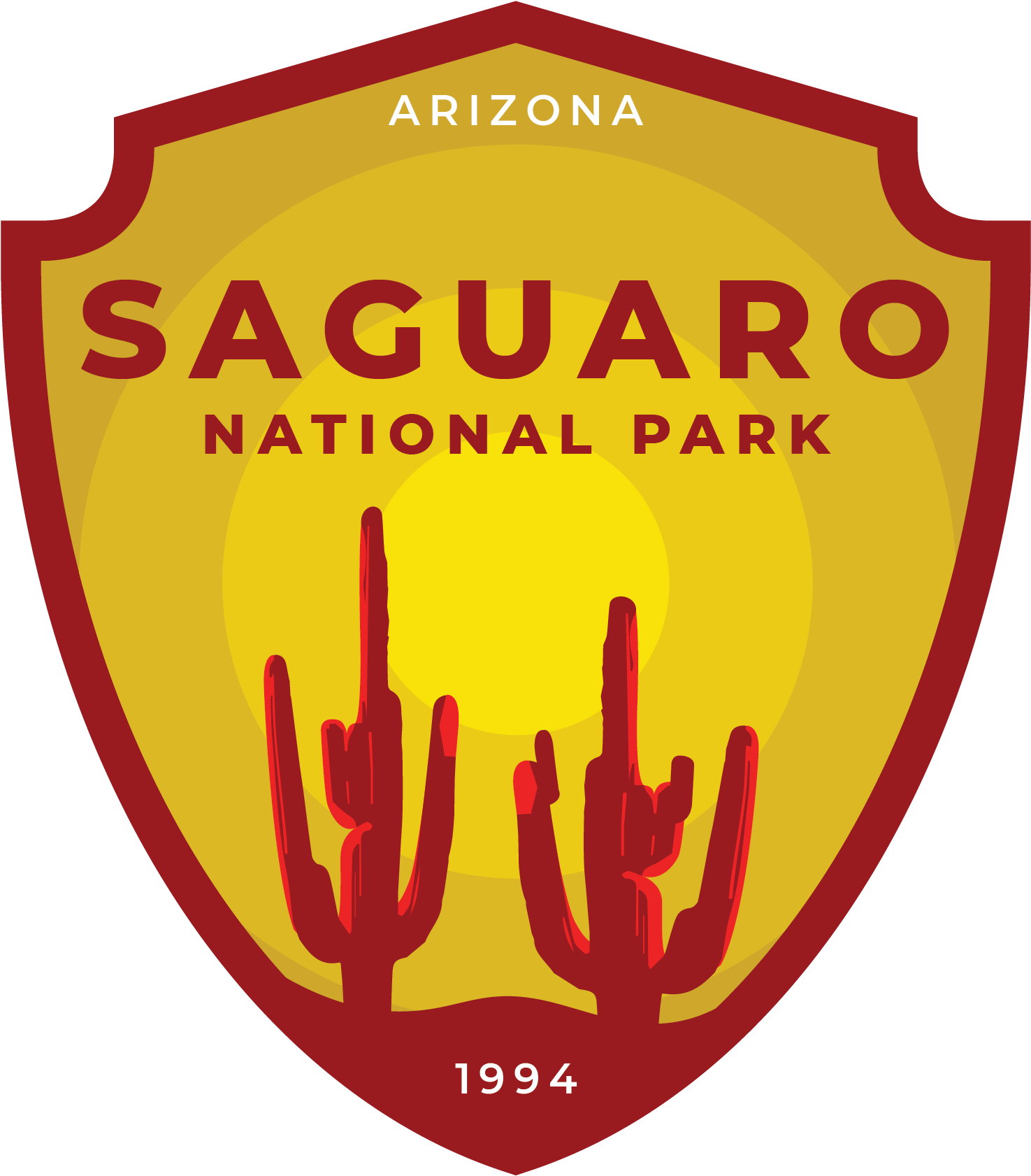 Saguaro Vinyl Sticker - Sticker (1728x1728), Png Download
