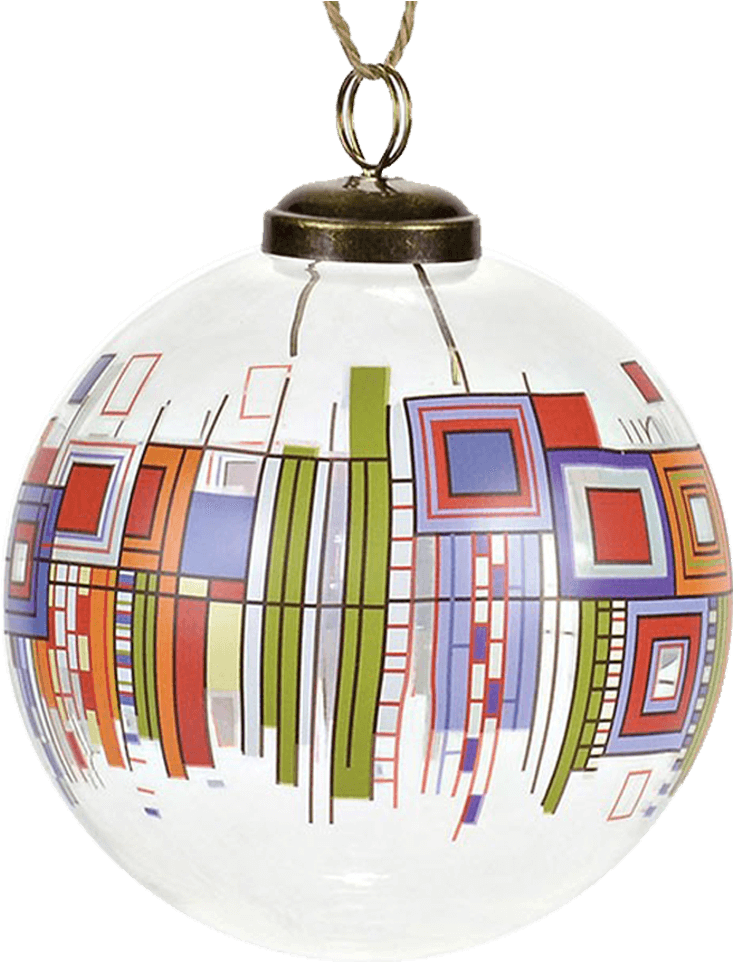 Frank Lloyd Wright Christmas Ornament (1000x1000), Png Download