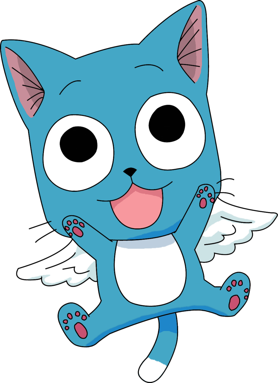 Happy Colour By Terra De Diabolus - Anime Fairy Tail Happy (900x1238), Png Download