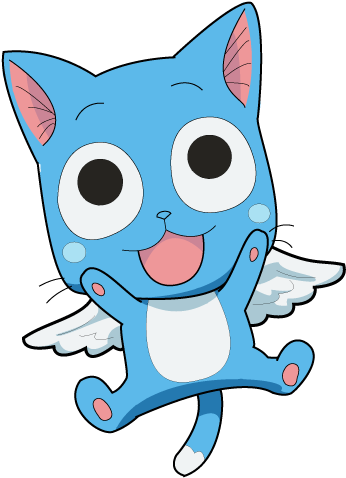 Fairy Tail Happy Cute - Fairy Tail Happy (1224x792), Png Download