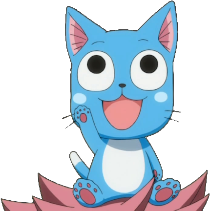 Já Eu Eu Faço Delas Render's Essas Do Happy Fiz À Pouco, - Baby Happy From Fairy Tail (625x456), Png Download