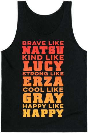 Fairy Tail Personality Tank Top - Bless The Gains Down In Africa (484x484), Png Download